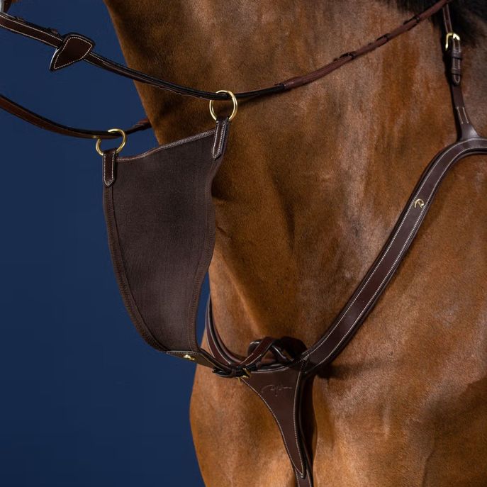 DYON DY'ON ELASTIC BIB MARTINGALE ATTACHMENT D COLLECTION Marrone MARTINGALE E FORCHETTE DY07J BROWN 
