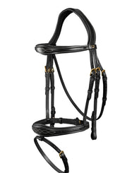 DYON DY'ON ANATOMIC FLASH NOSEBAND BRIDLE D COLLECTION Nero BRIGLIE DYABAB BLACK 