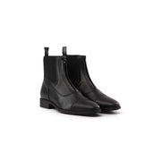 DYON DY'ON SHORT BOOTS FRONT ZIPPER DY'ON Nero STIVALETTI E BOOTS RI17A BLACK 