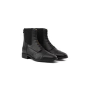 DYON DY'ON SHORT BOOTS FRONT LACES DY'ON Nero STIVALETTI E BOOTS RI17B BLACK 