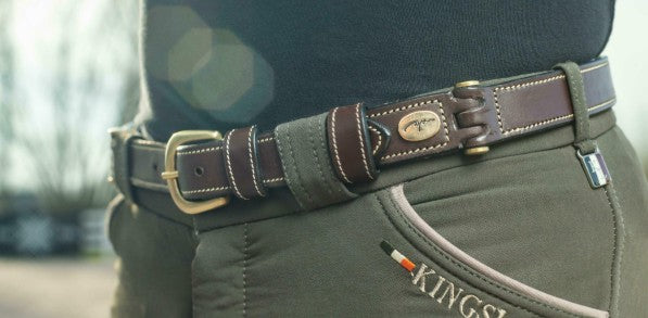 DYON DY'ON FLAT LEATHER BELT DY'ON Marrone BORSE E CINTURE RI19A BROWN 