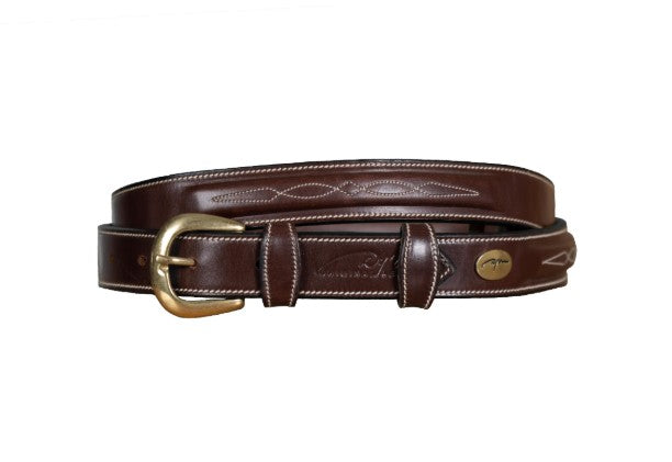DYON DY'ON FANCY LEATHER BELT DY'ON Marrone BORSE E CINTURE RI19B BROWN 
