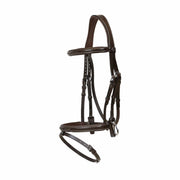 DYON TESTIERA CON CAPEZZINA FLASH E MOSCHETTONI DY'ON WOAPGB BROWN 