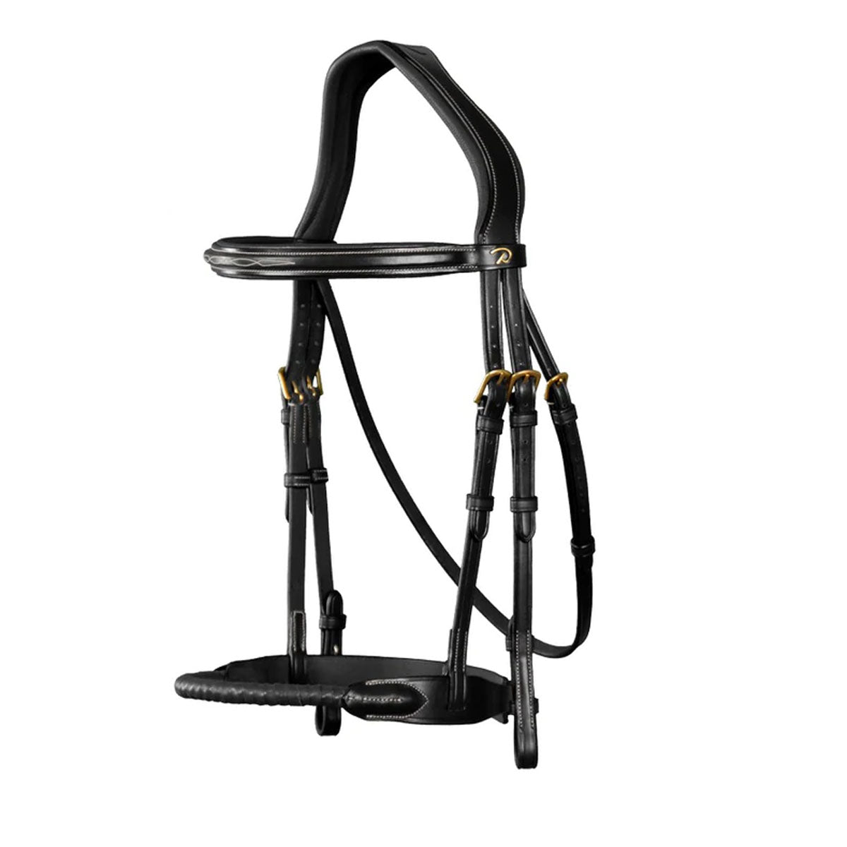 DYON DY'ON TESTIERA CON CORDA TUBOLARE RICOPERTA IN CUOIO CLASSIC COLLECTION Nero TESTIERE 09DY-AAAI BLACK 