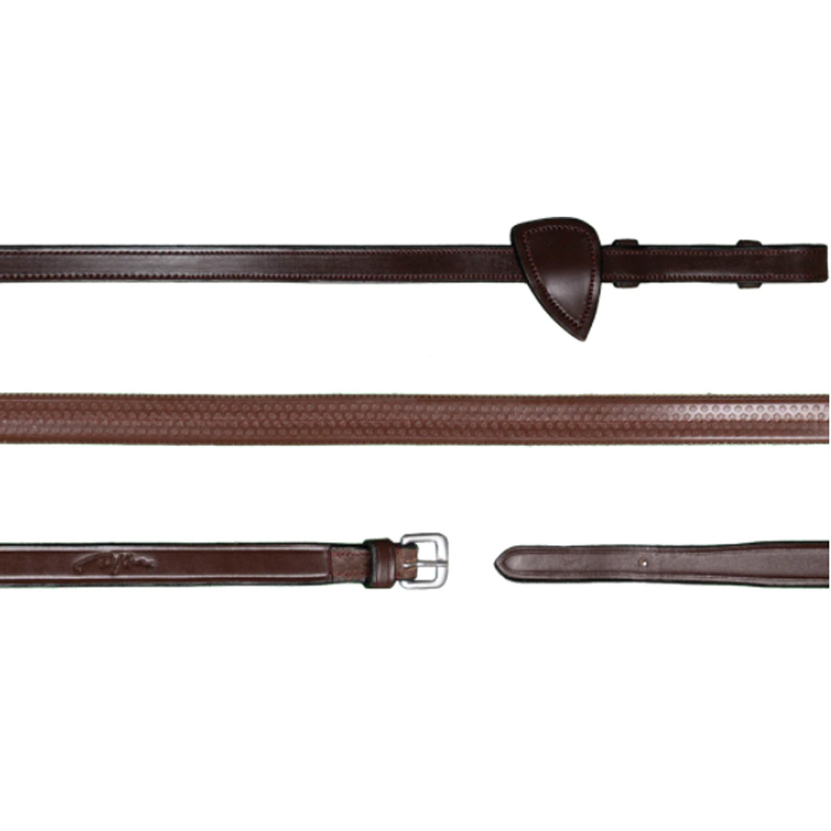 DYON DY'ON REDINI IN CUOIO 1/2 GOMMA NEW ENGLISH COLLECTION Marrone REDINI NE05A BROWN 