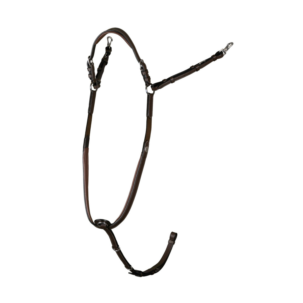 DYON DY'ON PETTORALE IN CUOIO A Y CON PONTE WORKING COLLECTION Marrone PETTORALI WO06D BROWN 
