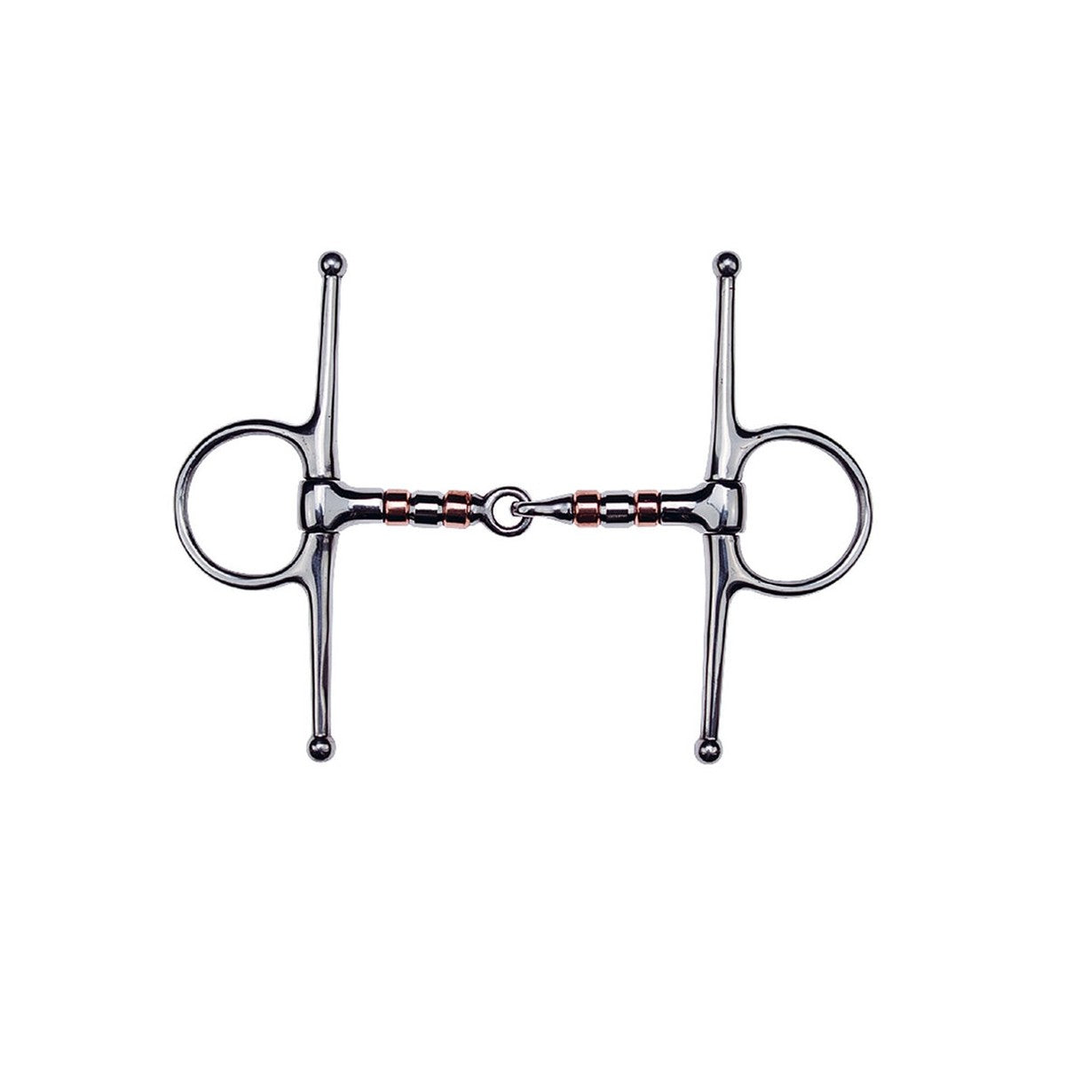 EKKIA Filetto Ad Aste Pieno Spezzato In 2 Con Rulli In Rame Ekkia 09EK-605780 INOX 