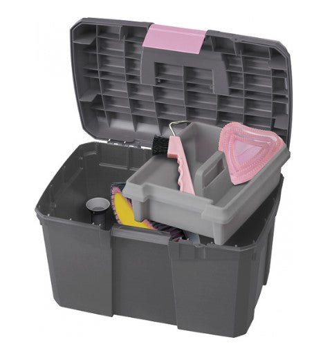HIPPO-TONIC Bauletto Grooming Box Hippo-Tonic Grigio/Rosa 700004 113 GREY/PINK 