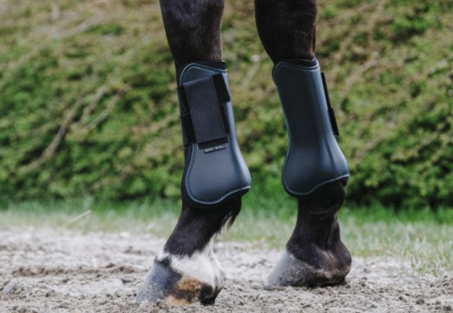 Riding World Stinchiere Tendon Boots Nero — foto 2 di 3