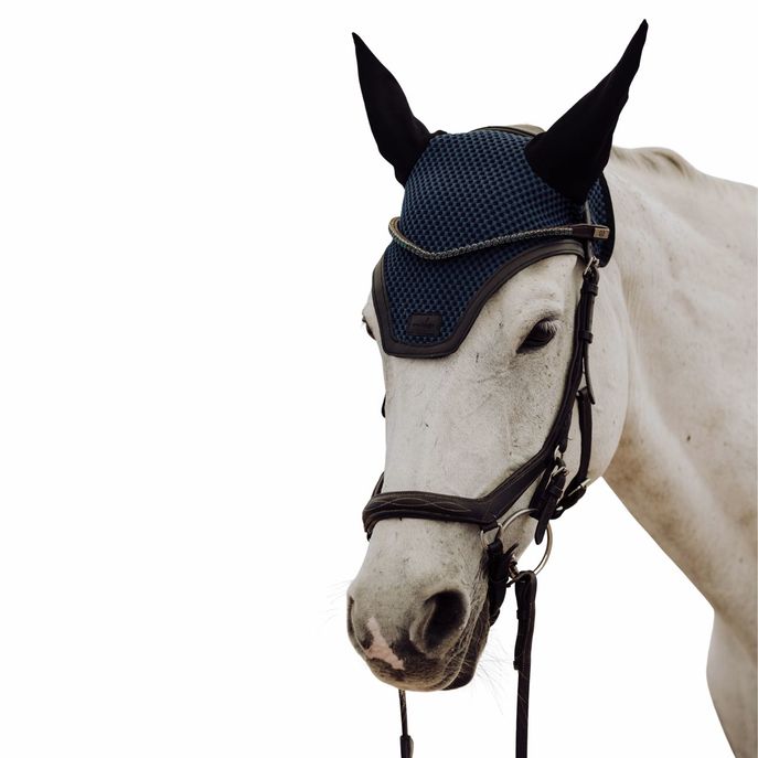 ENIBO OFFICIAL Cuffietta Antimosche Enibo Official Blu Notte 32EN-EARBONNET BLUNOTTE 