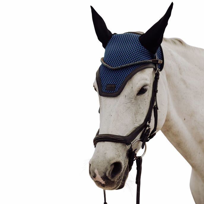 ENIBO OFFICIAL Cuffietta Antimosche Enibo Official Royal Blu 32EN-EARBONNET ROYALBLUE 