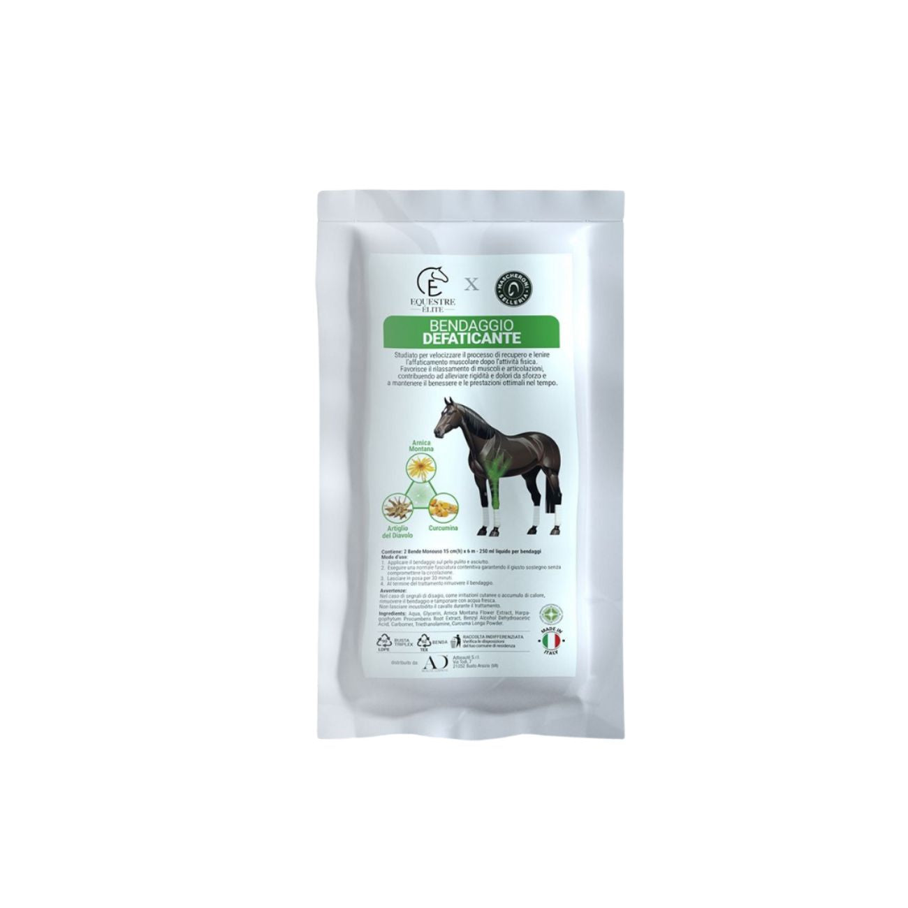 EQUESTRE ELITE Bendaggio Defaticante Equestre Elite X Mascheroni Selleria BENDEF NEUTRO 