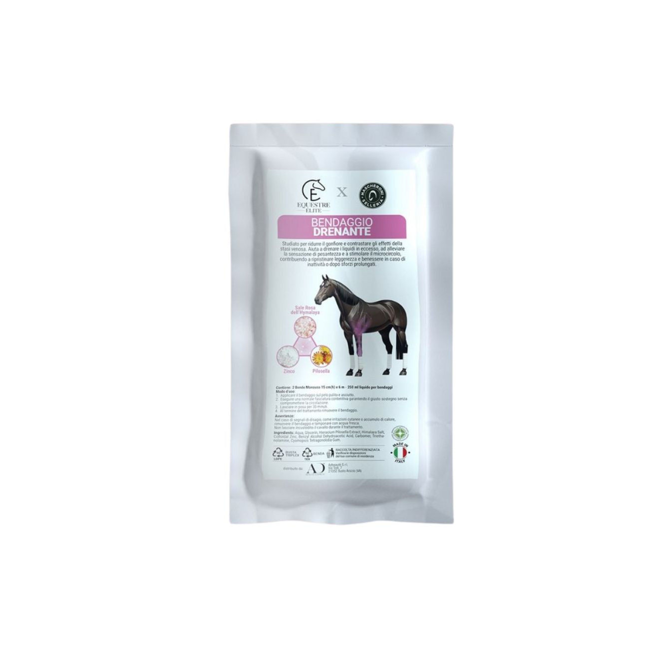 EQUESTRE ELITE Bendaggio Drenante Equestre Elite X Mascheroni Selleria BENDREN NEUTRO 