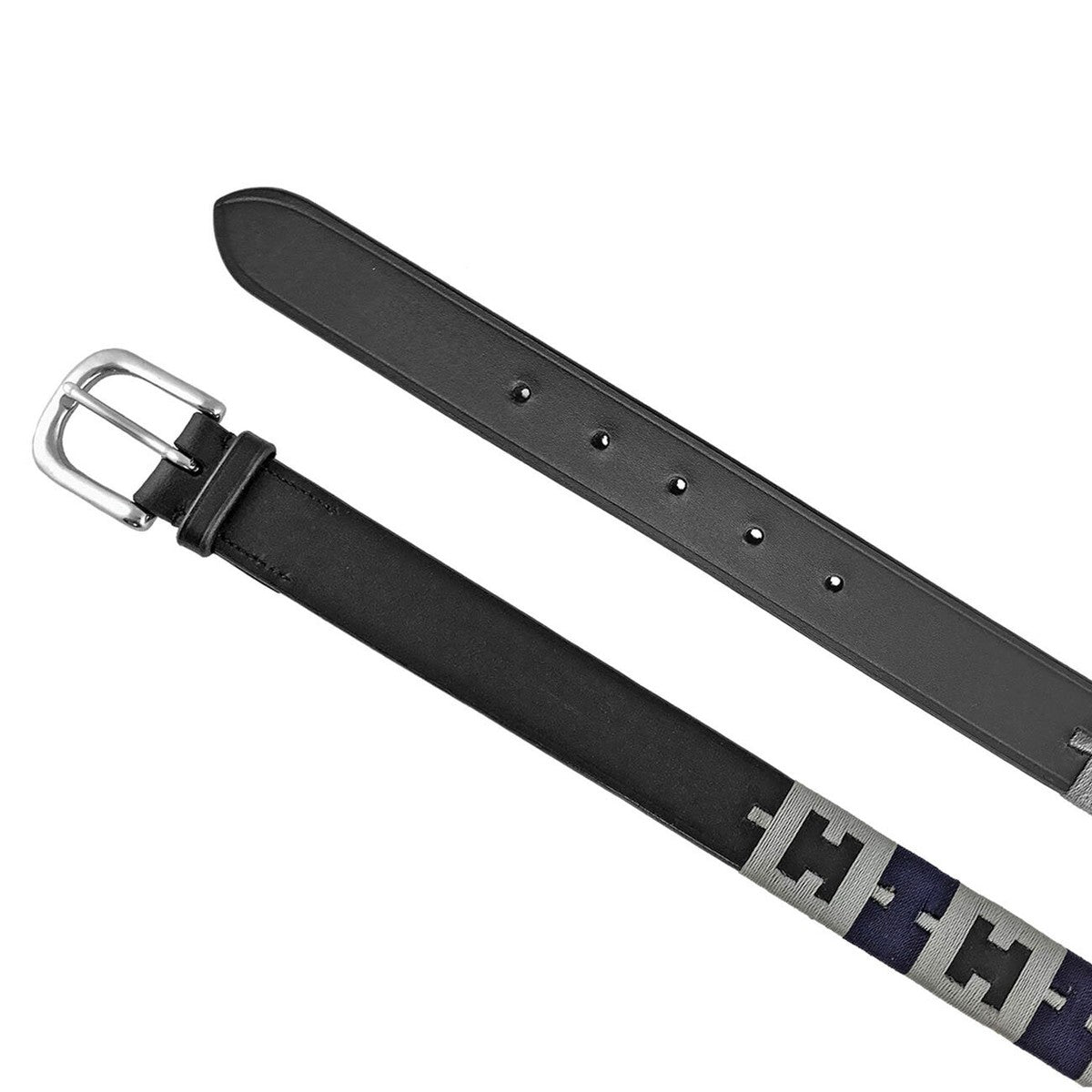 EQUESTRO Equestro POLO BLACK NAVY GREY Borse E Cinture 09AMA-AB00626 BLACK NAVY GREY 