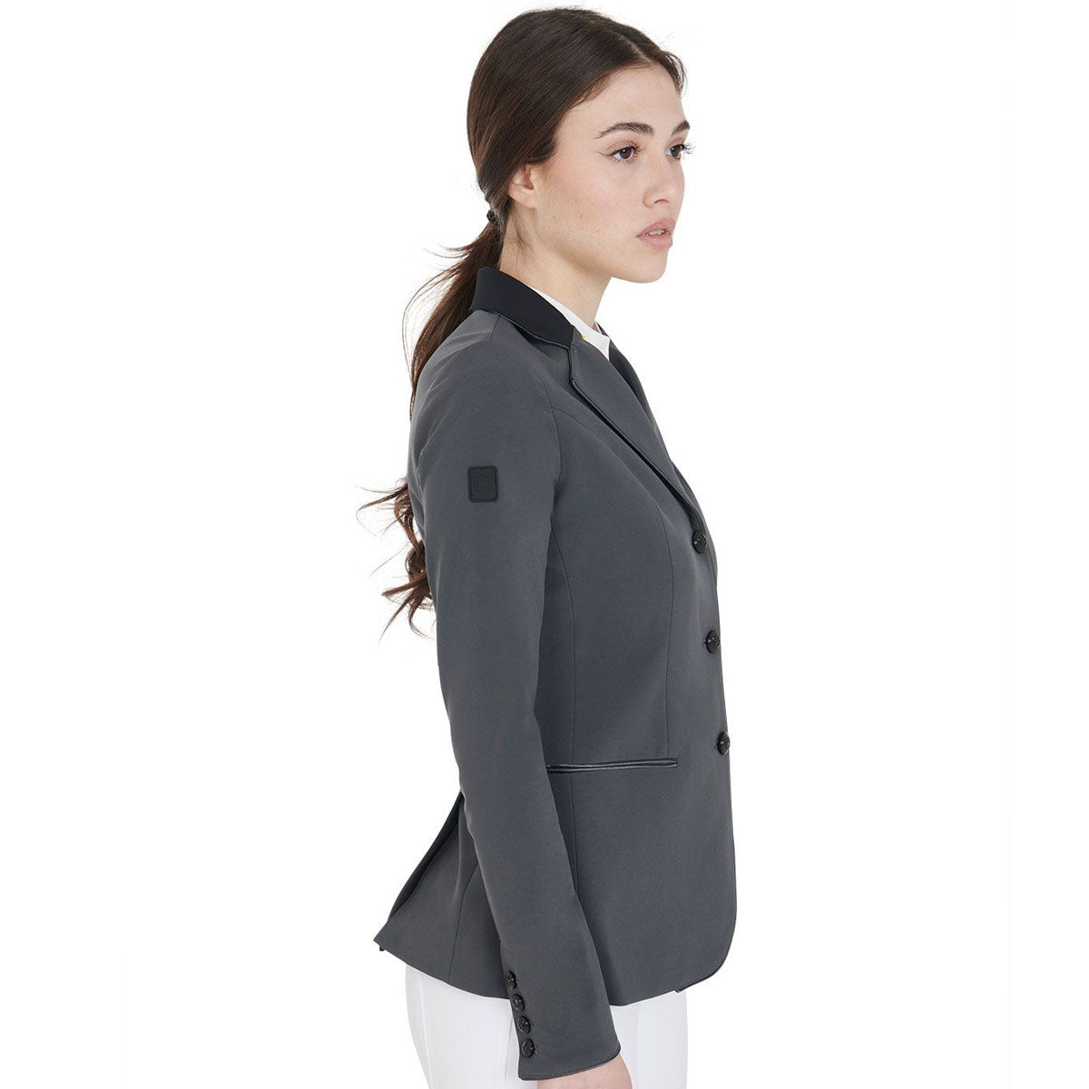EQUESTRO Equestro ELEGANCE GREY BLACK Giacche Da Concorso 09AMA-ET06001 GREY BLACK 