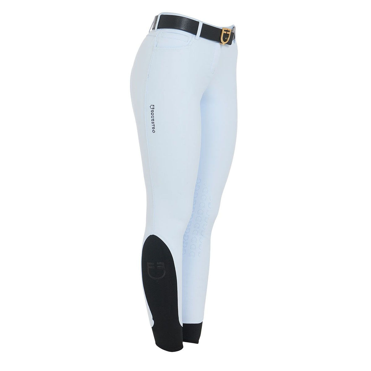 EQUESTRO Pantaloni Da Equitazione Donna Modello Zenda Equestro 09AMA-ET06730 LIGHT BLUE 
