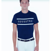 EQUESTRO Equestro SHIRT NAVY Magliette 09AMA-ETM00069 NAVY 