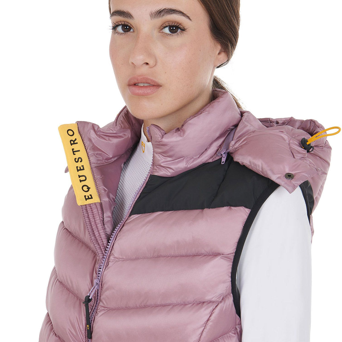 EQUESTRO Equestro GILET PINK Giubbotti 09AMA-ETW00051 PINK 