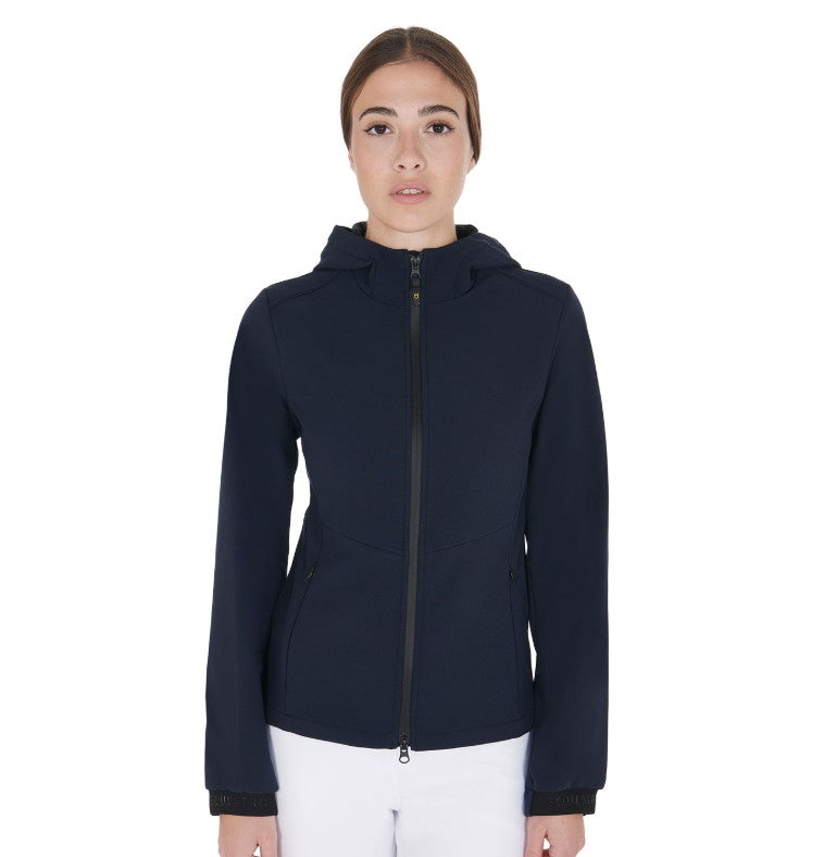 EQUESTRO Softshell donna full zip Equestro 09AMA-ETW00059 NAVY 