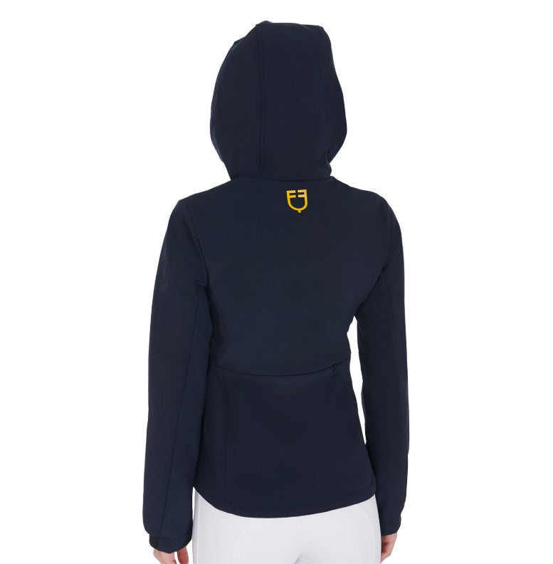 EQUESTRO Softshell donna full zip Equestro 09AMA-ETW00059 NAVY 