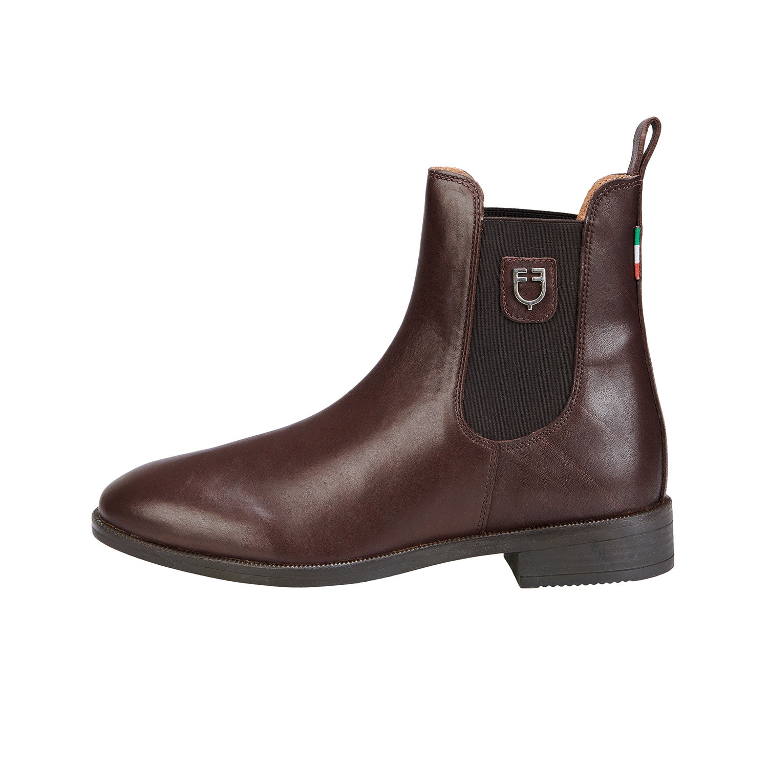 EQUESTRO Stivaletto In Cuoio Con Elastico Equestro Marrone 09UMAB00130 TMORO 