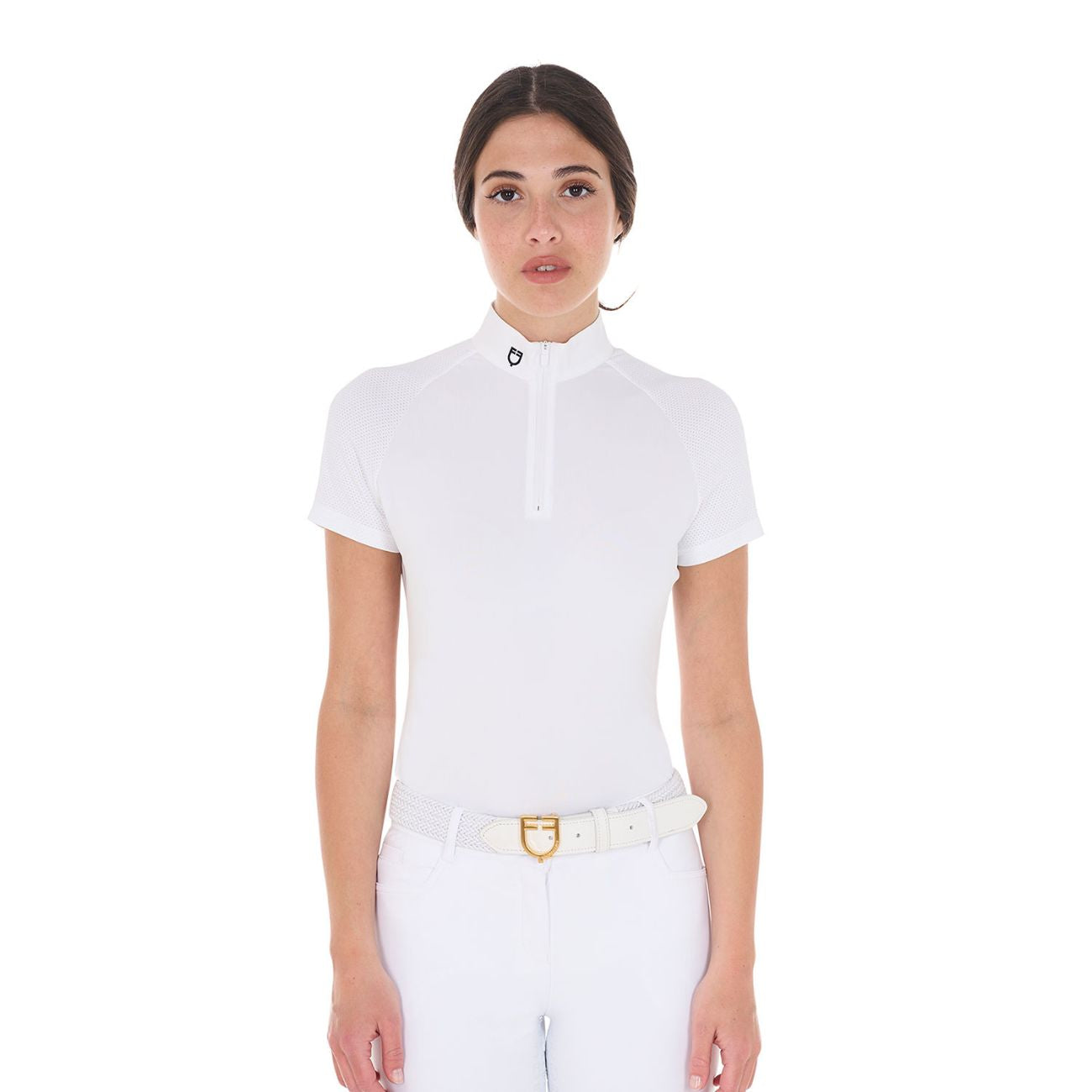 EQUESTRO Equestro MANICA BIANCO Camicie Da Concorso AB00460 WHITE 