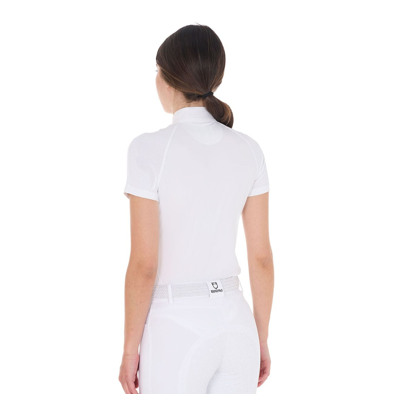 EQUESTRO Equestro MANICA BIANCO Camicie Da Concorso AB00460 WHITE 