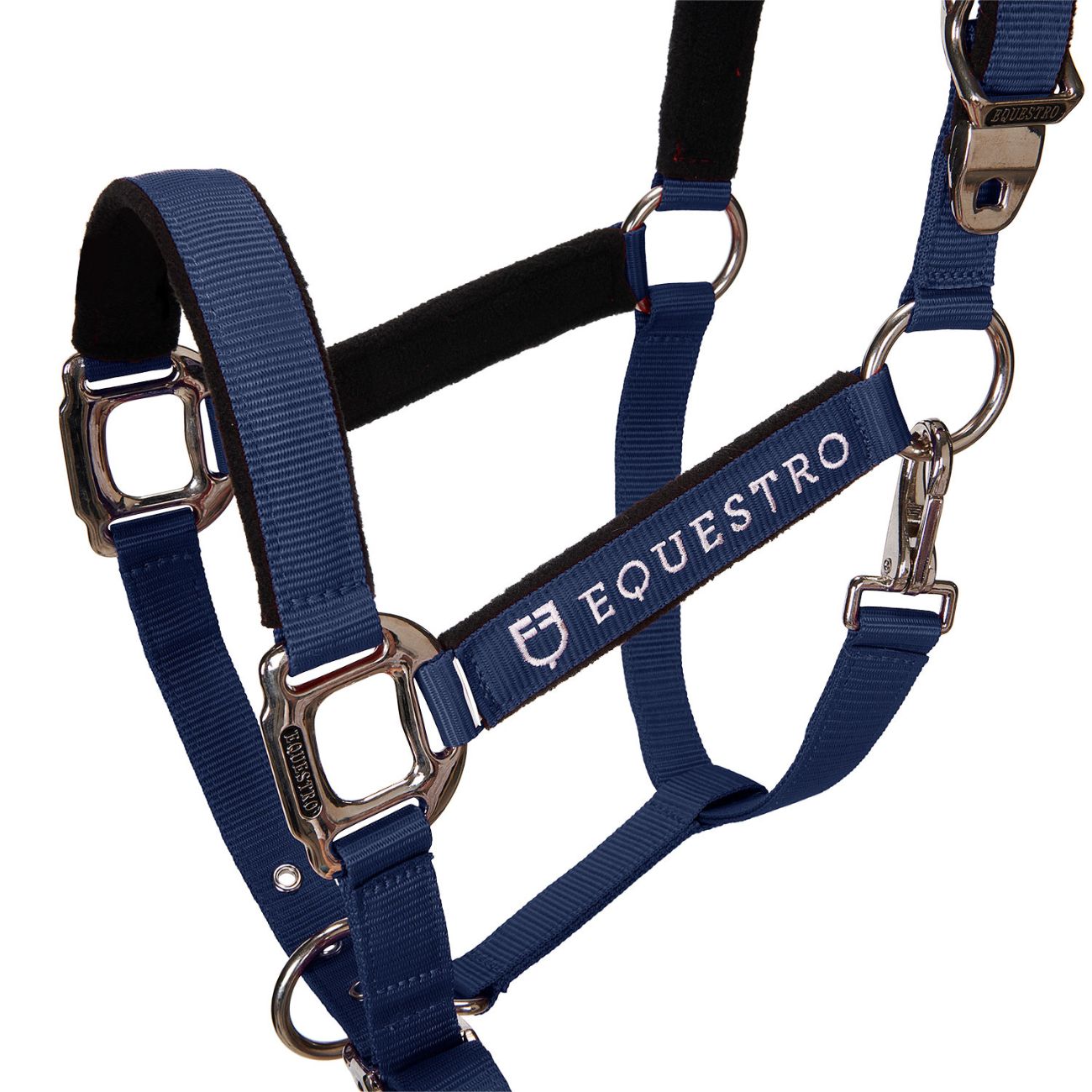 EQUESTRO Capezza  Con Lunghina Modello Shiny Fittings CA00032 NAVY 