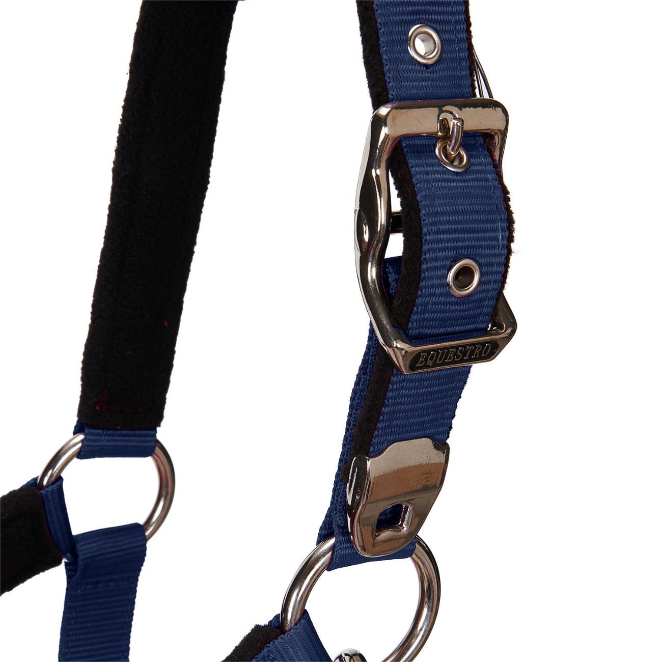 EQUESTRO Capezza  Con Lunghina Modello Shiny Fittings CA00032 NAVY 