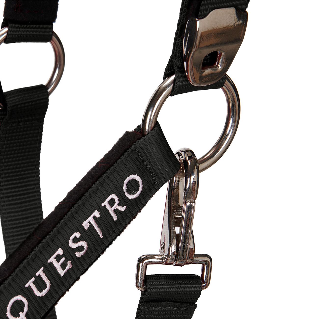 EQUESTRO Capezza  Con Lunghina Modello Shiny Fittings CA0032 BLACK 