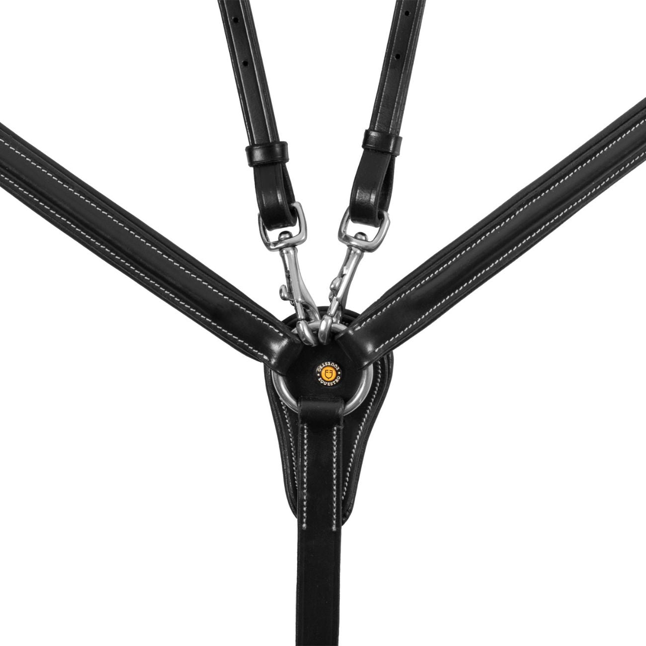EQUESTRO Pettorale Con Martingala Removibile E Inserti Elasticizzati Equestro Nero ETH02009 BLACK 