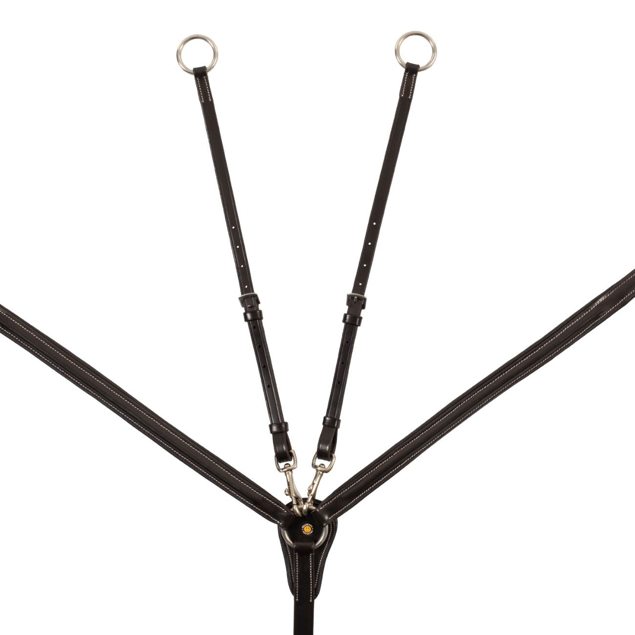 EQUESTRO Pettorale Con Martingala Removibile E Inserti Elasticizzati Equestro Marrone ETH02009 DARKBROWN 