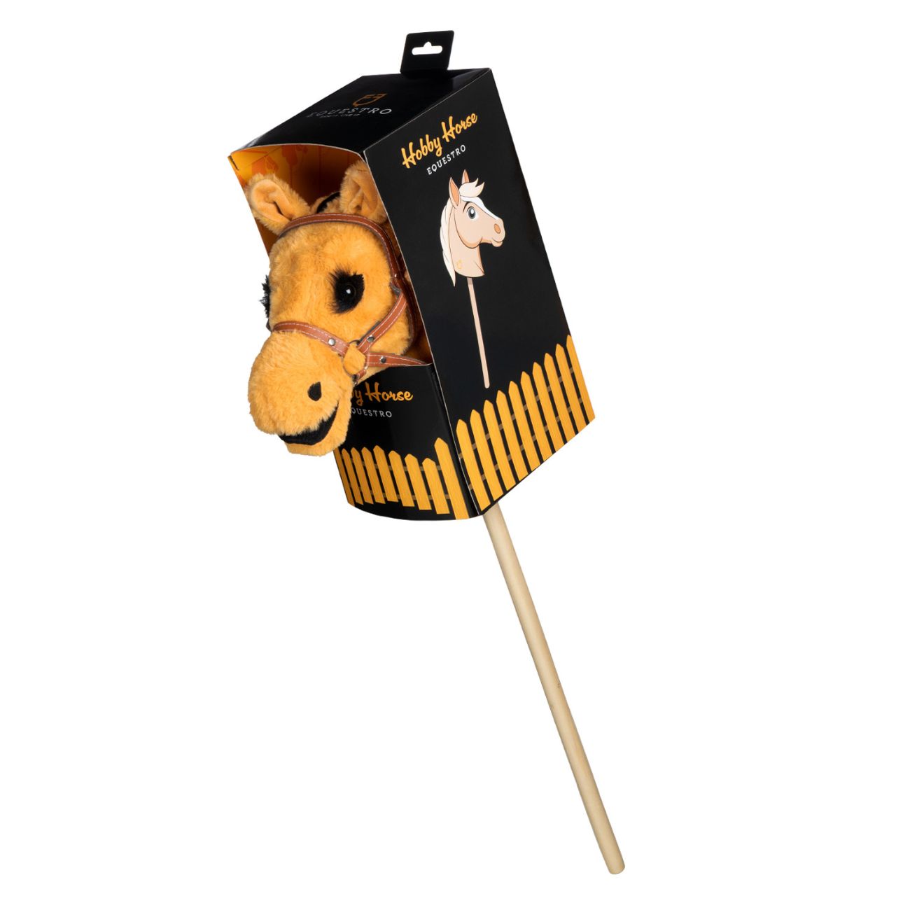 EQUESTRO Cavallo Hobby Horse Marrone Chiaro ETHH00001 LIGHTBROWN 