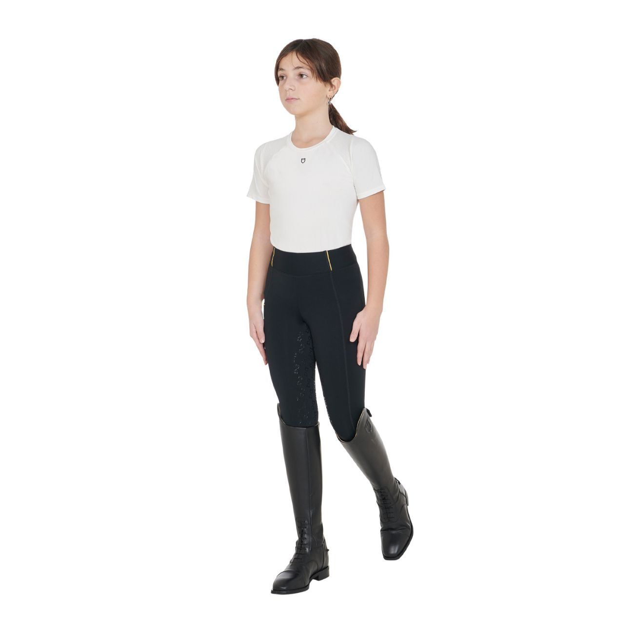 EQUESTRO EQUESTRO Leggins Junior ETKU00047 BLACK 