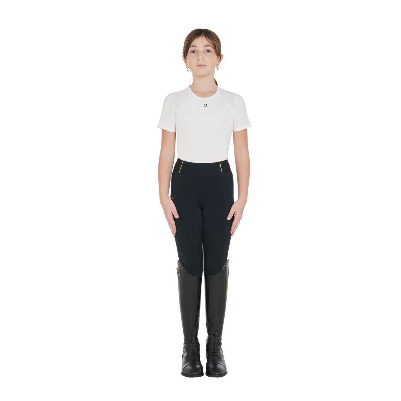 EQUESTRO EQUESTRO Leggins Junior ETKU00047 BLACK 