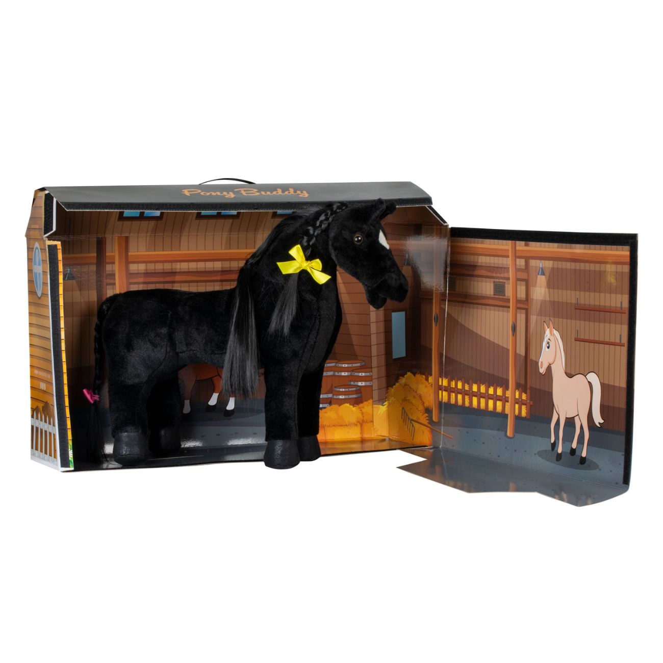 EQUESTRO Toy Horse Equestro Nero ETTH0001 BLACK 