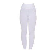 EQUESTRO EQUESTRO Leggins Da Equitazione Donna Full Grip ETW00047 WHITE/WHITE 
