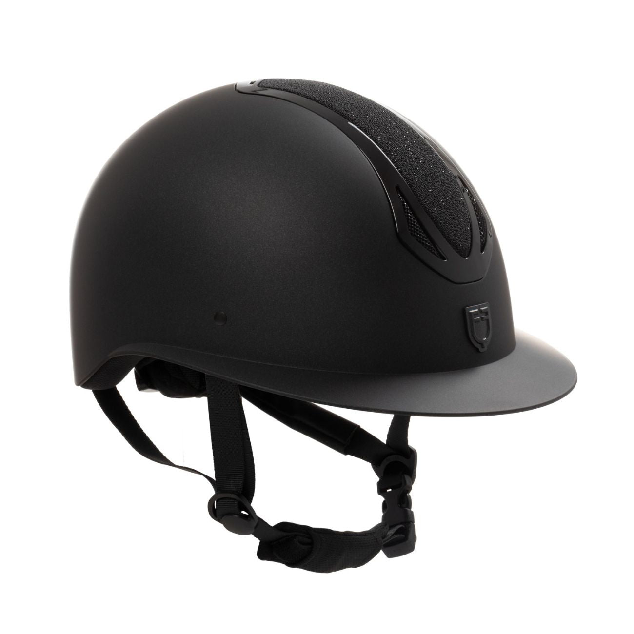 EQUESTRO Cap Donna Azael Stone Con Visiera Larga E Strass Equestro ETW02009 BLACK/BLACK 