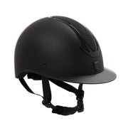 EQUESTRO Cap Donna Azael Stone Con Visiera Larga E Strass Equestro ETW02009 BLACK/BLACK 