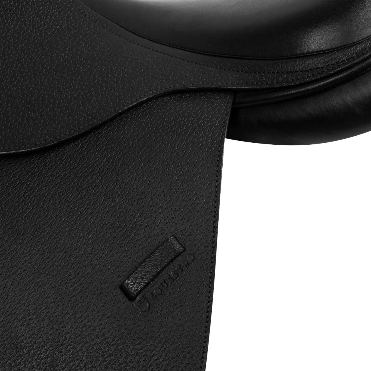 EQUESTRO Sella Da Salto In Cuoio Martellato Equestro SE00203N BLACK 