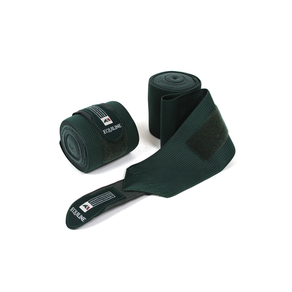 EQUILINE Fasce Da Lavoro In Pile Con Metà Elestica Verde 09EQD00063 008GREEN 