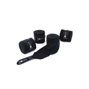 EQUILINE Set 4 Pezzi Fasce Da Lavoro In PIle Equiline Blu 09EQD04000 002NAVYBLU 