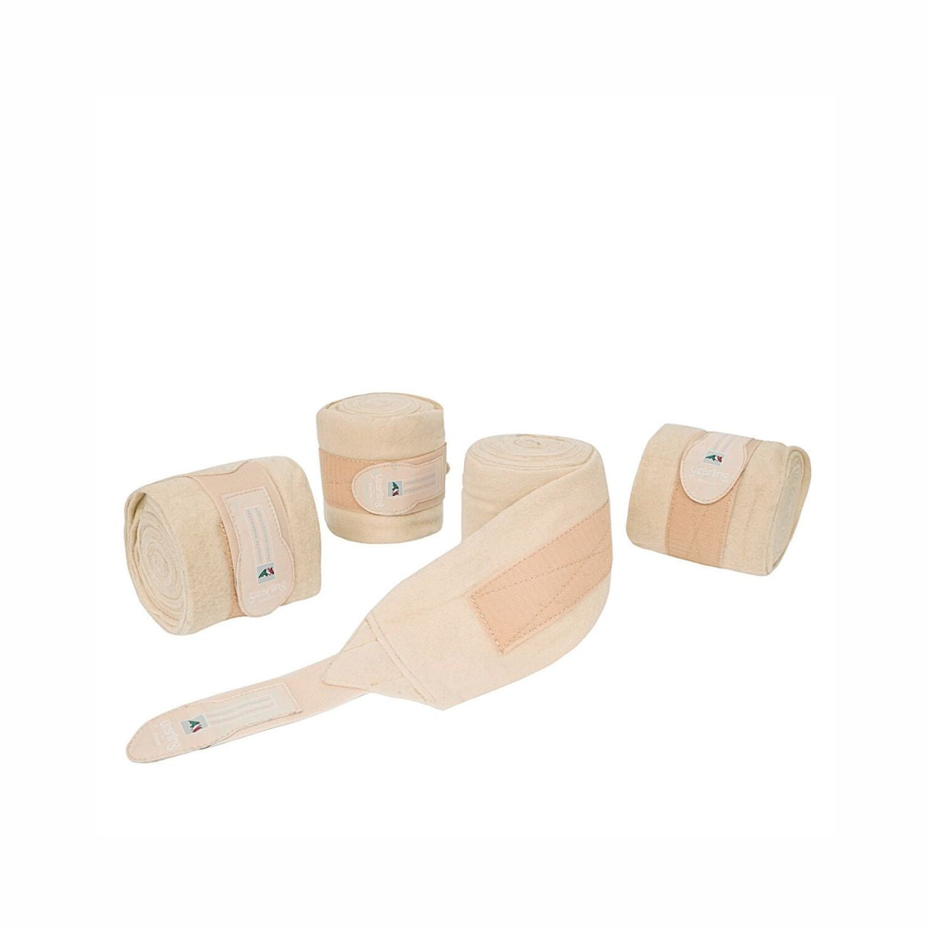 EQUILINE Set 4 Pezzi Fasce Da Lavoro In PIle Equiline Beige 09EQD04000/P 005BEIGE 