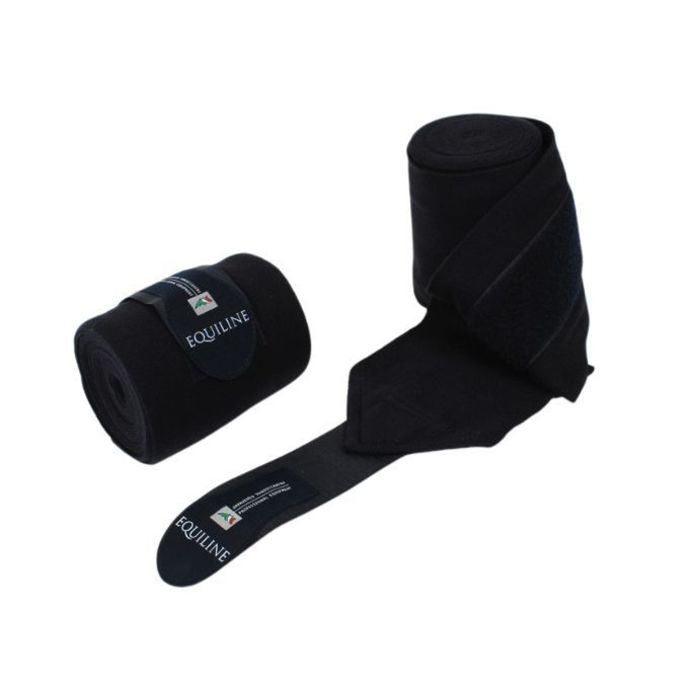 EQUILINE Set 2 Pezzi Di Fasce Da Riposo In Lana Pettinata Blu 09EQD060/4 002NAVYBLU 