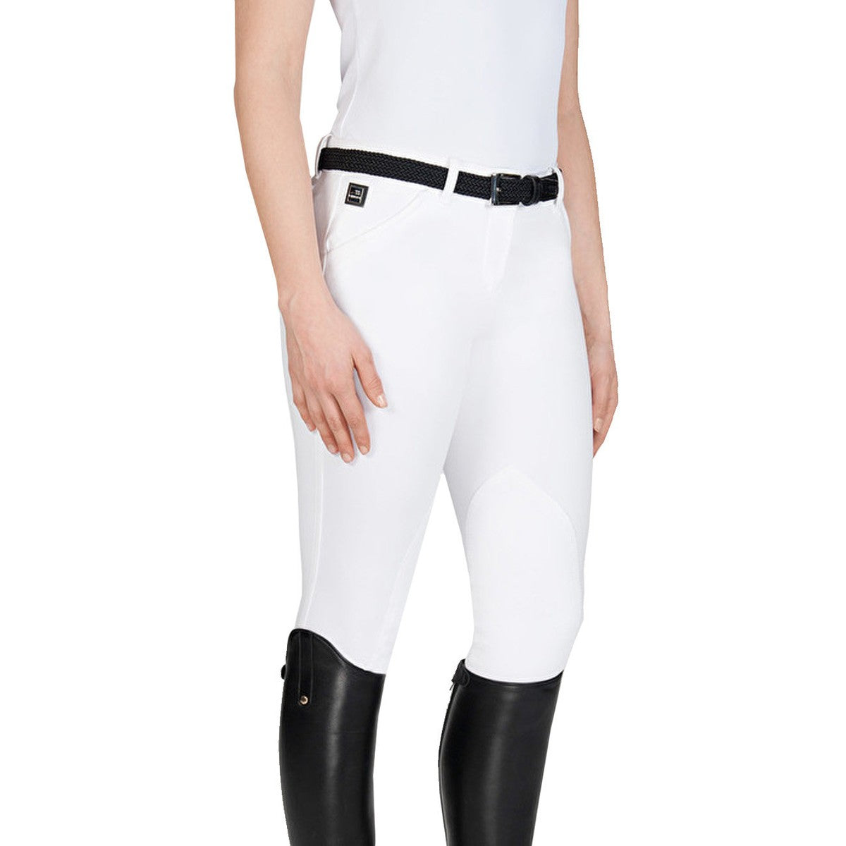 EQUILINE Pantalone Boston Equiline Bianco 09EQN8663 001BIANCO 