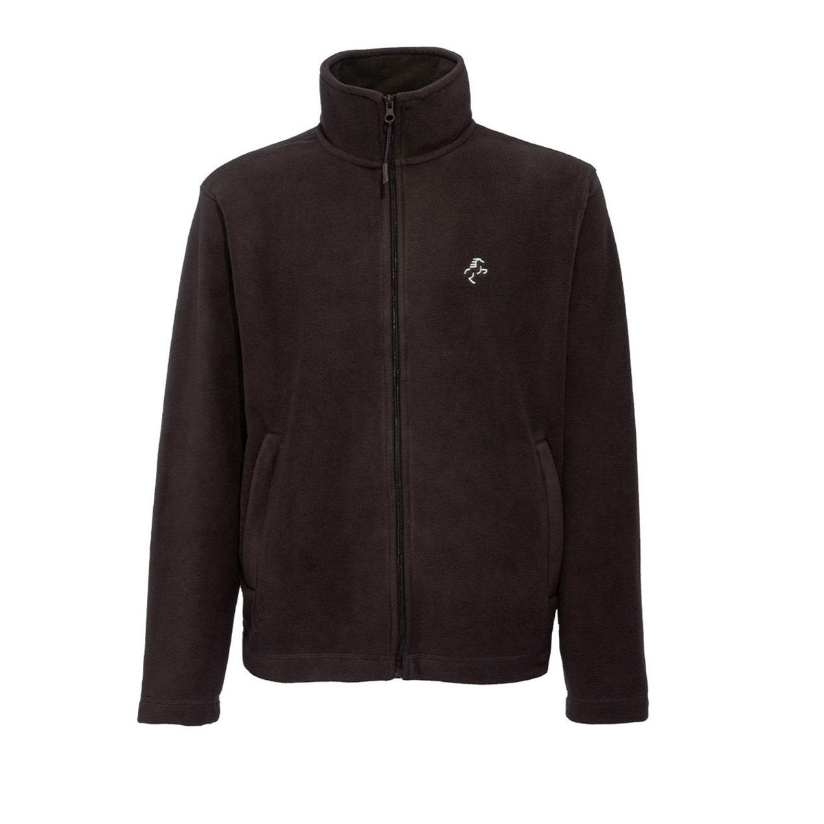 EQUINE HORSE EQUINE HORSE Micropile donna full zip Marrone abbigliamento tecnico da scuderia (09EH-907) 09EH-907 MARRONE 