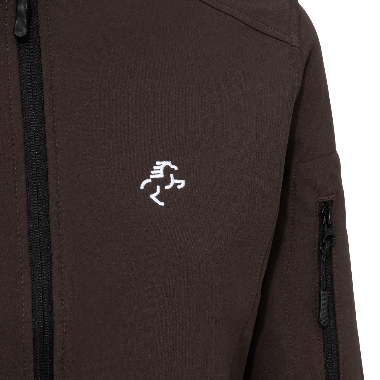 EQUINE HORSE EQUINE HORSE Softshell donna full zip Marrone abbigliamento tecnico da scuderia (09EH-K400) 09EH-K400 MARRONE 