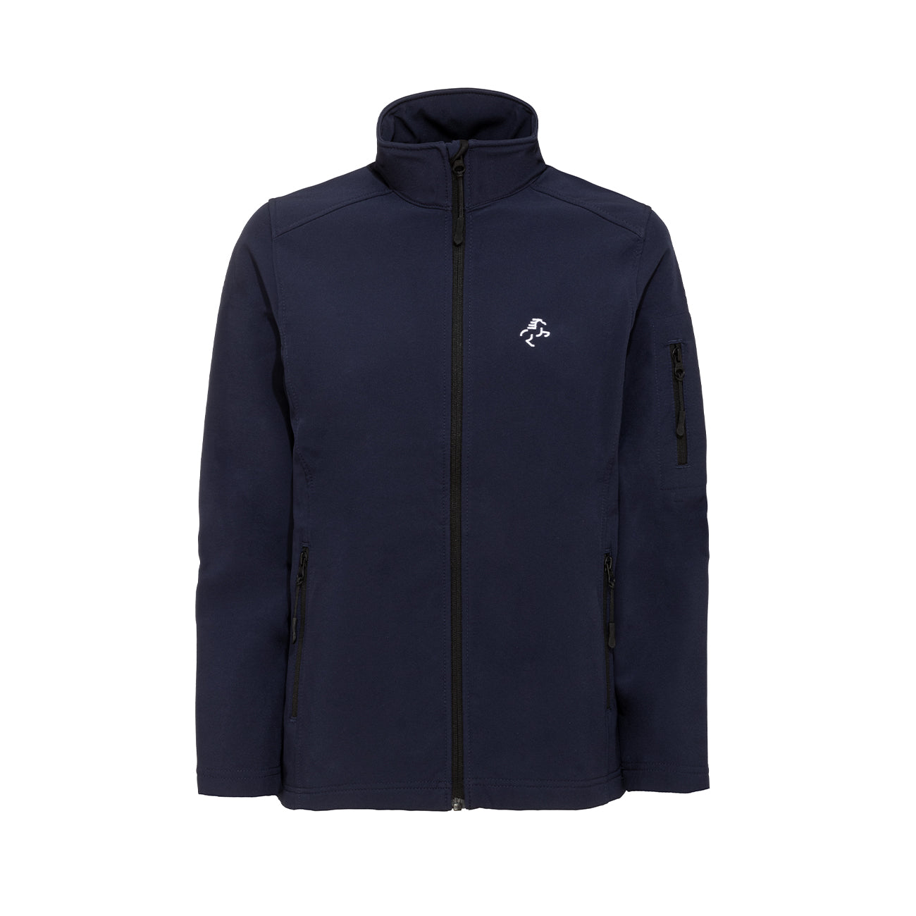 EQUINE HORSE EQUINE HORSE Softshell junior full zip Blue navy abbigliamento tecnico da scuderia (09EH-K402) 09EH-K402 BLUE NAVY 