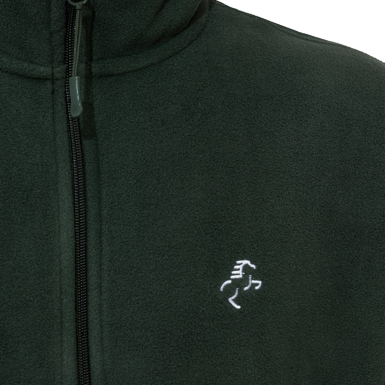 EQUINE HORSE EQUINE HORSE Micropile uomo full zip Forest green abbigliamento tecnico da scuderia (09EH-K911) 09EH-K911 FOREST GREEN 