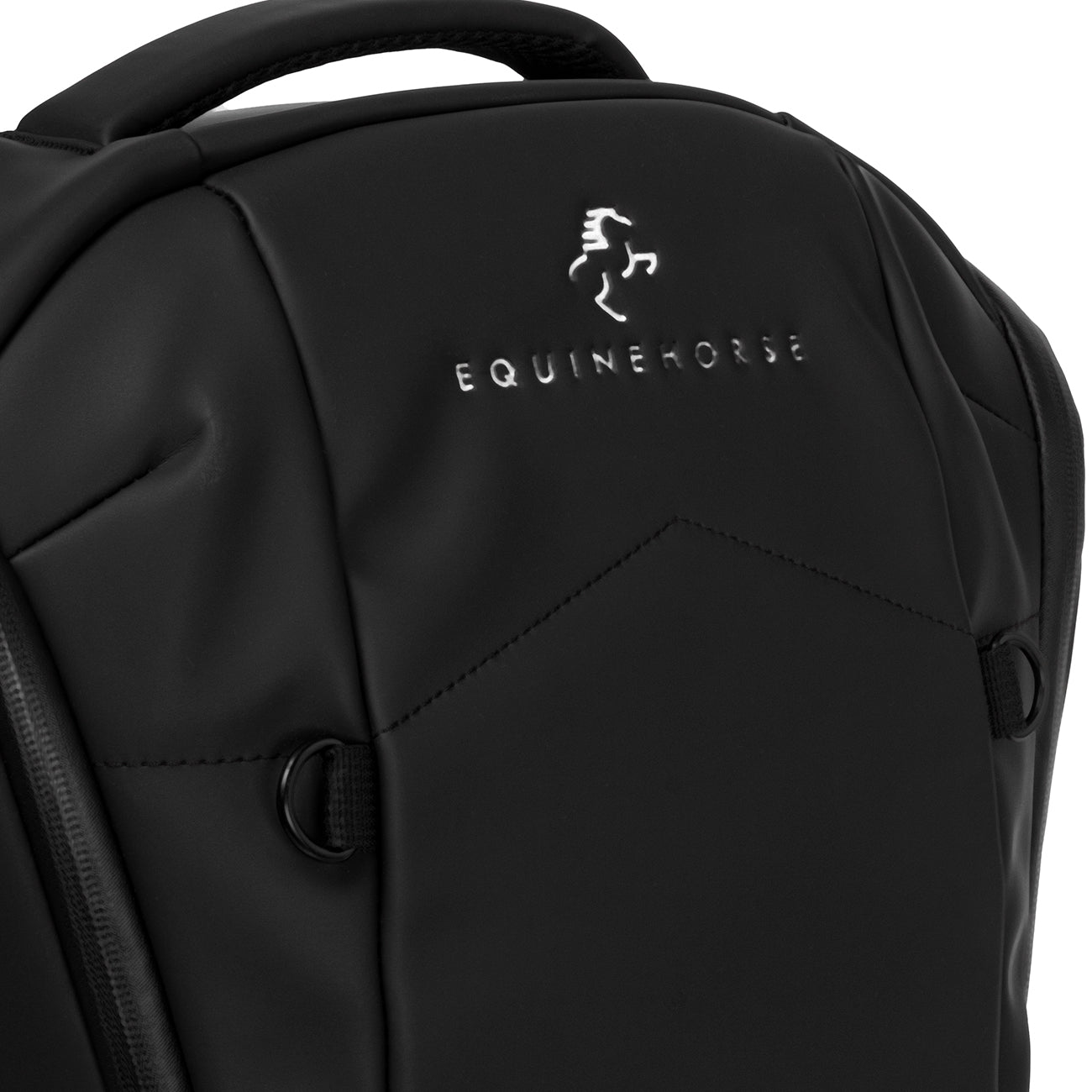 EQUINE HORSE EQUINE HORSE Zaino impermeabile con porta casco BLACK attrezzatura da scuderia (09EH-KI0889) 09EH-KI0889 BLACK 